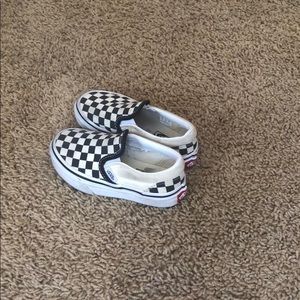 Youth checkered vans
